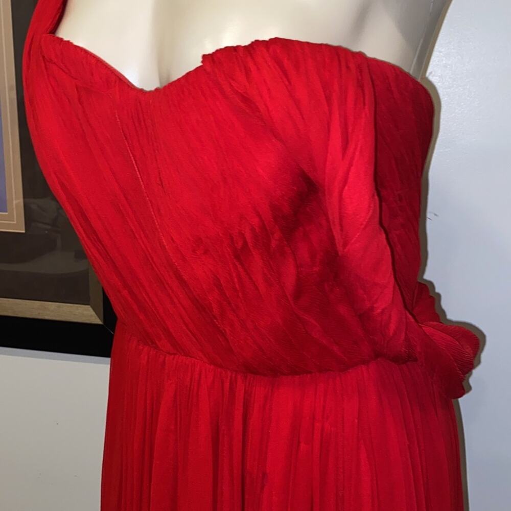 Oscar De La Renta Scarlet Long Dress - Picture 9 of 16